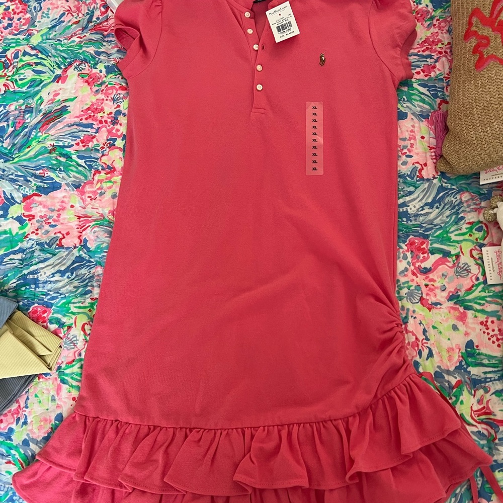 Ralph Lauren Pink Kids Casual Dress